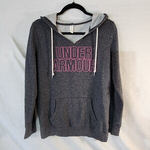 Under Armour Women's Charcoal V-Neck Hoodie